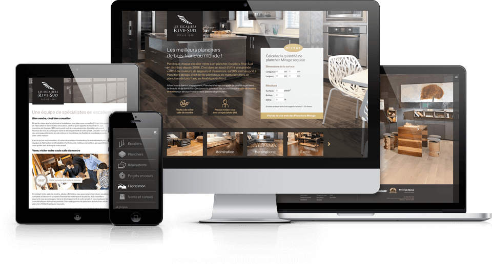 Escaliers Rive-Sud Website